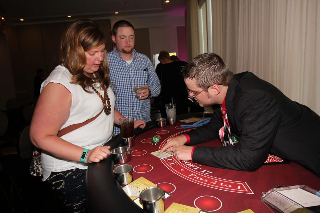 rent blackjack tables 